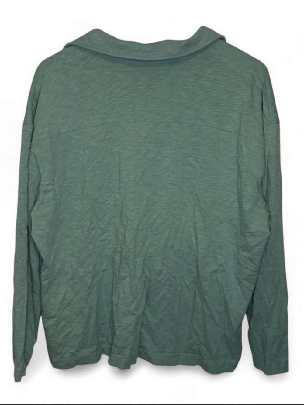 Vineyard Vines Women’s Green Polo Long Sleeve Top - Picture 2 of 3